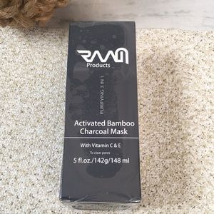 RAAM Activated Bamboo Charcoal Face Mask Clears Pores Vitamin C & E Purifying
